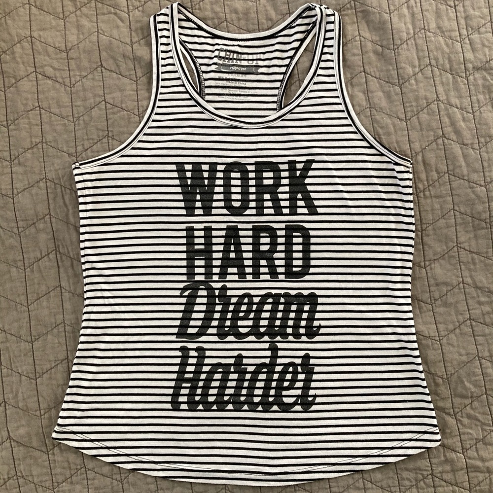 Chin Up Apparel "Work Hard, Dream Harder" Tank